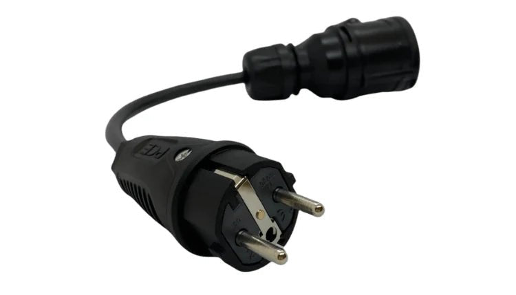 Adapter Schuko till CEE 3-fas 16A 230/400V Mode 2 - Carlevel AB - Fordon och delar > Fordonstillbehör