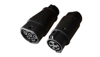 Adapter Typ 1 fast kabel till Typ 2 230V 16A/32A – Evconnect – produktbild framifrån | Evconnect