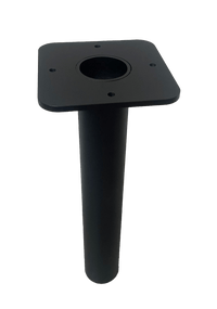 Adapterfäste 60 mm rör BaseMount 140x140 – S-Line till laddbox – produktbild framifrån | S-Line