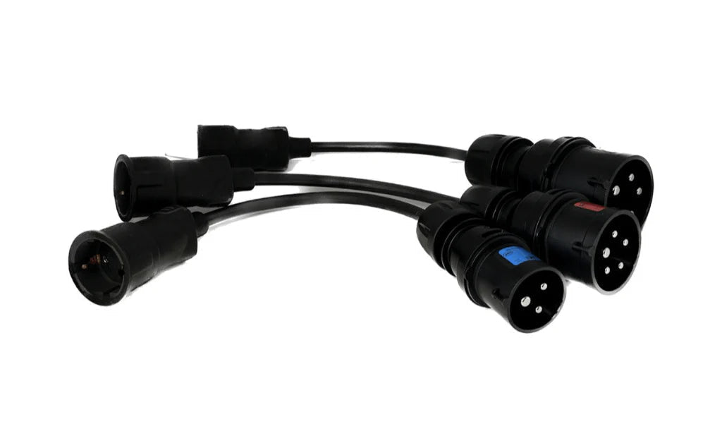 Adapterset Mode 2 Schuko till CEE 16A/32A Laddhybrid - Carlevel AB - Fordon och delar > Fordonstillbehör