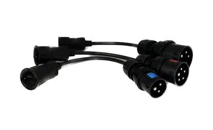 Adapterset Mode 2 Schuko till CEE 16A/32A Laddhybrid - Carlevel AB - Fordon och delar > Fordonstillbehör