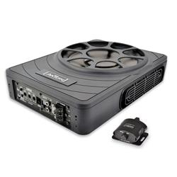Aktiv baslåda 10" 180W RMS med 2 slavbasar Axton ATB25P – Fordonstillbehör från Axton