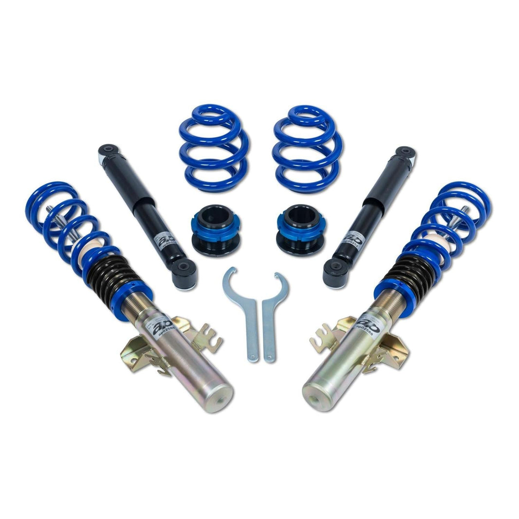 Coilovers Ø 55 mm till Audi Q3 8U Quattro 2011– – AP – produktbild framifrån | AP