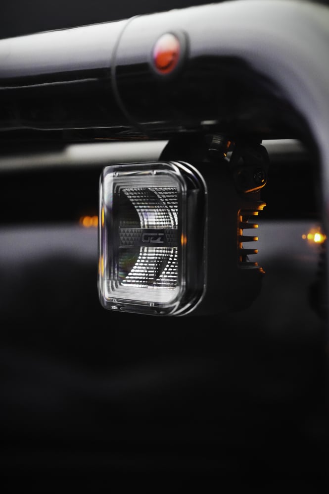 Arbetsljus SQR 3” 3500lm Flood Double Flash, OZZ Lights - Carlevel AB - Fordon och delar > Fordonsdelar > Belysning
