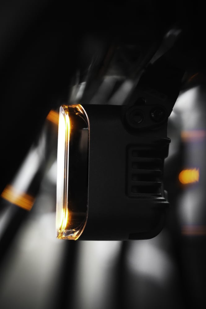 Arbetsljus SQR 3” 3500lm Flood Double Flash, OZZ Lights - Carlevel AB - Fordon och delar > Fordonsdelar > Belysning