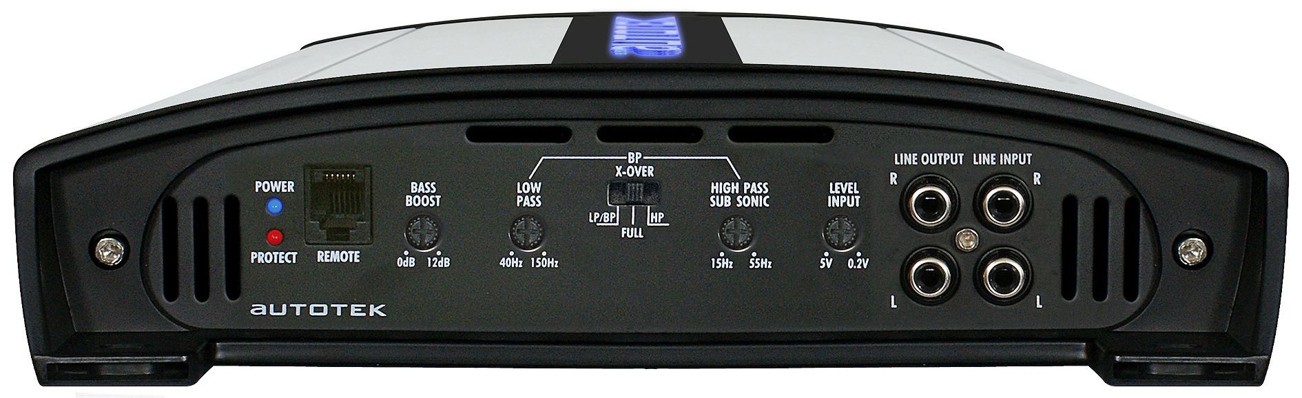 Autotek monoblock bassteg 1600 W 2 Ohm – Filterfunktioner - Carlevel AB - Fordon och delar > Fordonstillbehör