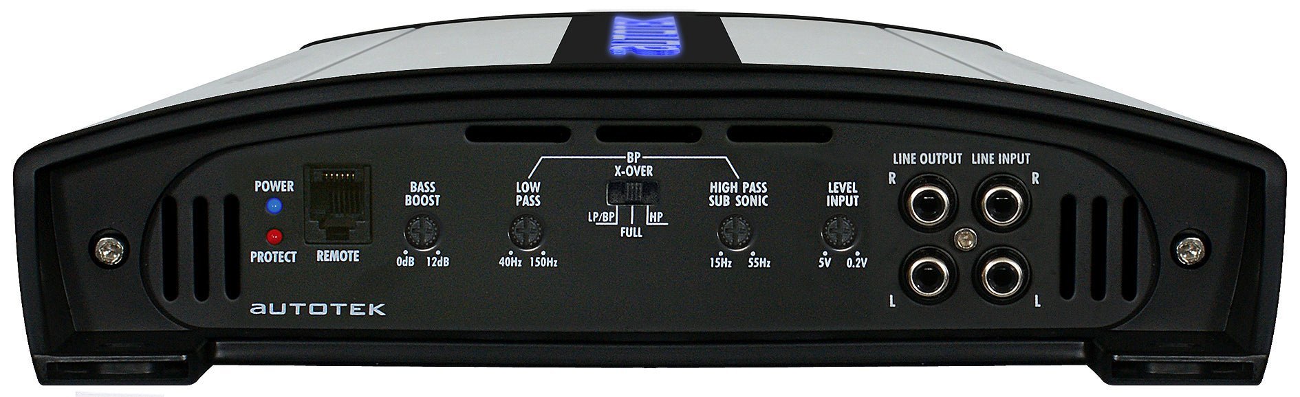 Autotek monoblock bassteg 800 W 2 Ohm – Filterfunktioner - Carlevel AB - Fordon och delar > Fordonstillbehör