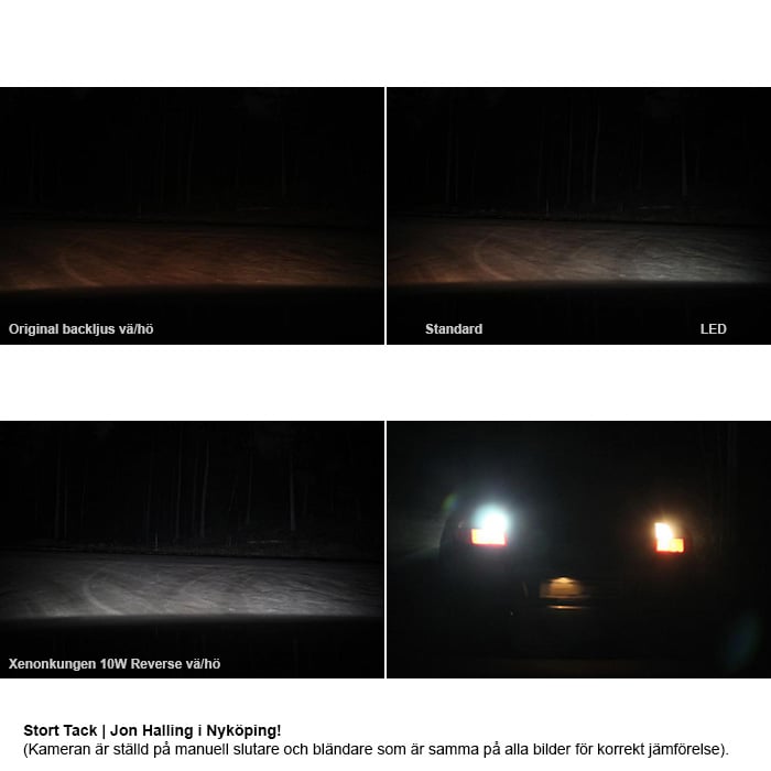 BA15S – 1156 LED Backlampa 10W - Carlevel AB - Fordon och delar > Fordonsdelar > Belysning