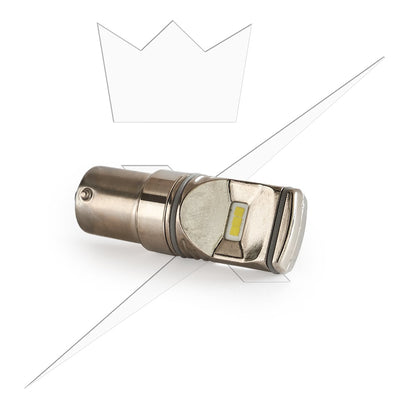 BA15S – 1156 LED Chrome Backlampor - Carlevel AB - Fordon och delar > Fordonsdelar > Belysning