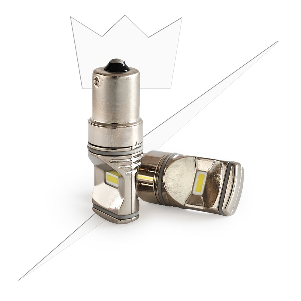 BA15S – 1156 LED Chrome Backlampor - Carlevel AB - Fordon och delar > Fordonsdelar > Belysning