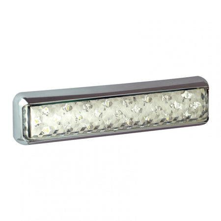 Backlampa 200mm Vit – Chrome - Carlevel AB - Fordon och delar > Fordonsdelar > Belysning