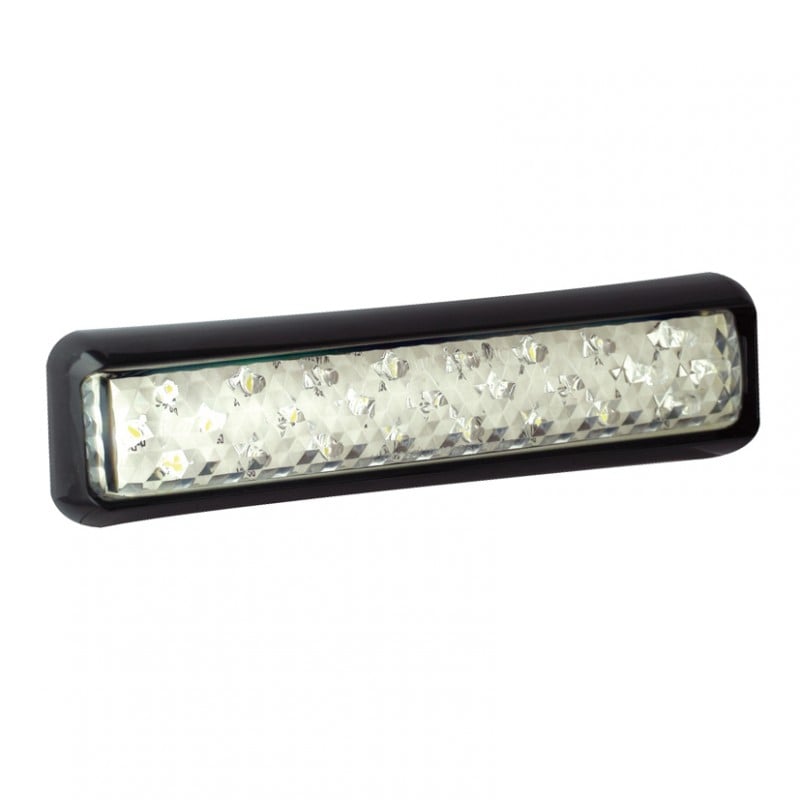 Backlampa 200mm Vit – Svart - Carlevel AB - Fordon och delar > Fordonsdelar > Belysning