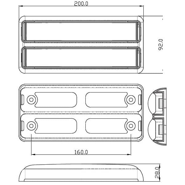 Baklampa 200CARME – Kombo - Carlevel AB - Fordon och delar > Fordonsdelar > Belysning > Bakljus