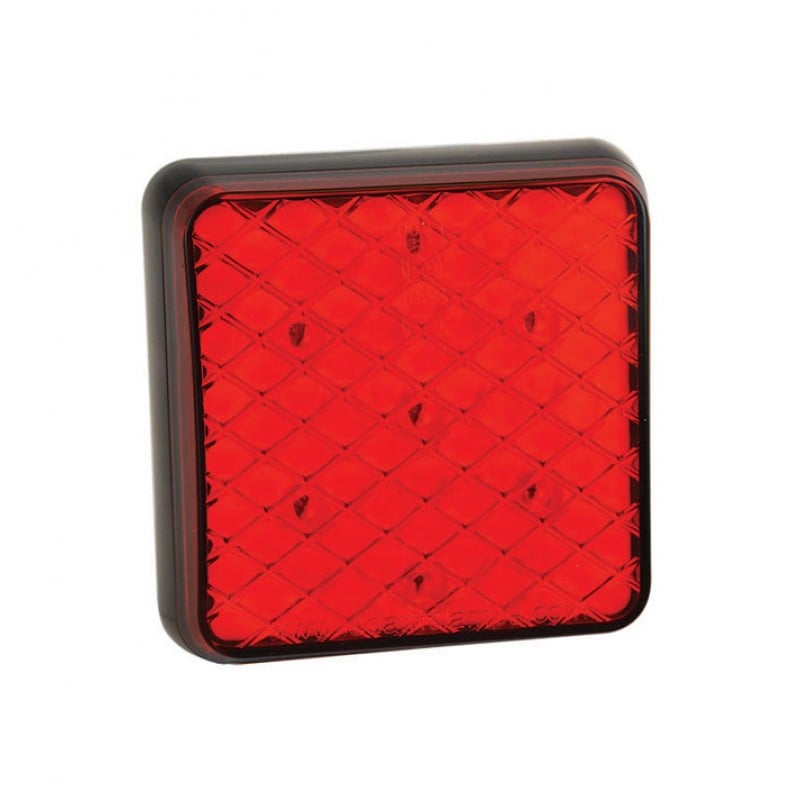 Baklampa Broms 81R – 12V (81x81mm) - Carlevel AB - Fordon och delar > Fordonsdelar > Belysning > Bakljus