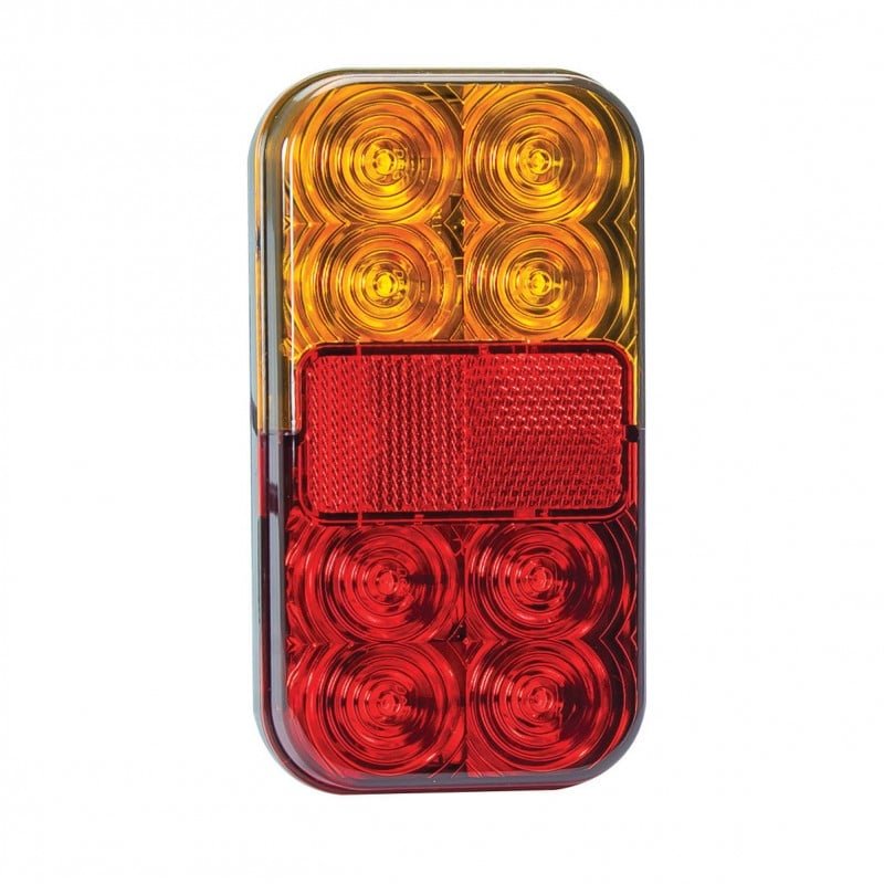 Baklampa Kompakt 150x80mm – 12V (2 – pack) - Carlevel AB - Fordon och delar > Fordonsdelar > Belysning > Bakljus