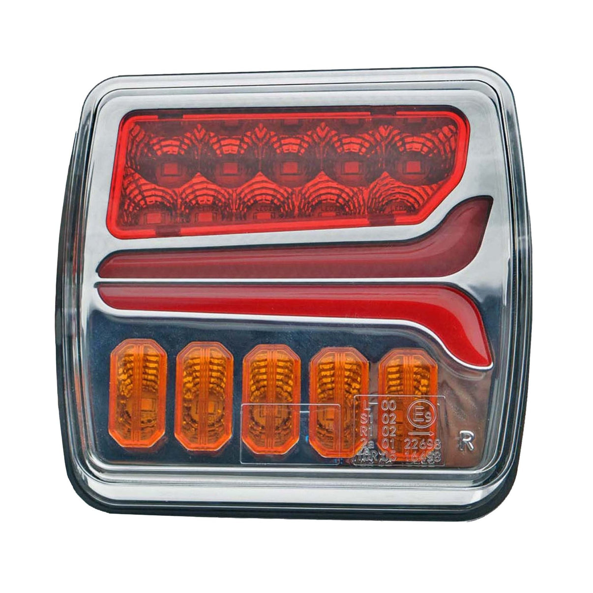 Baklykta – 12–24V DC – 105 × 105 × 70 mm - Carlevel AB - Fordon och delar > Fordonstillbehör
