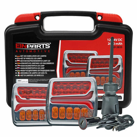 Baklykta – 12–24V DC – 105 × 105 × 70 mm - Carlevel AB - Fordon och delar > Fordonstillbehör