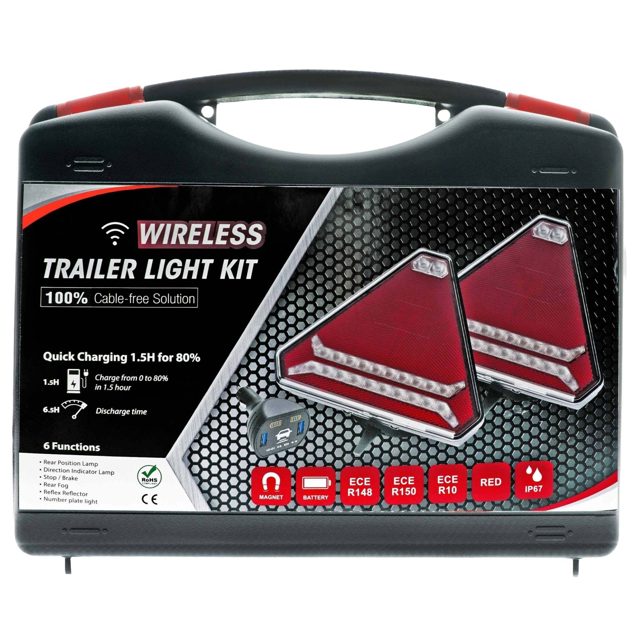Baklykta – 12–24V DC – 178,5 × 155 × 70 mm - Carlevel AB - Fordon och delar > Fordonstillbehör