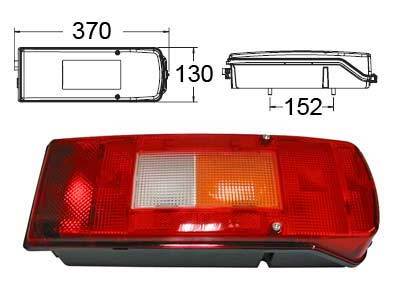 Baklykta Höger Volvo FM/FH – 02 - Carlevel AB - Fordon och delar > Fordonsdelar > Belysning > Bakljus