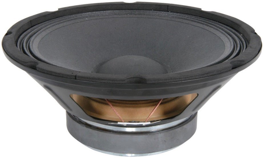 Baselement 10" 300W QTX – Ventilerad magnet 8 Ohm bil PA HiFi – produktbild framifrån | QTX