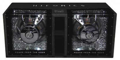Baslåda 2x12" 1000 W RMS Dual 4 Ohm – HiFonics ZEUS Bandpass - Carlevel AB - Fordon och delar > Fordonstillbehör