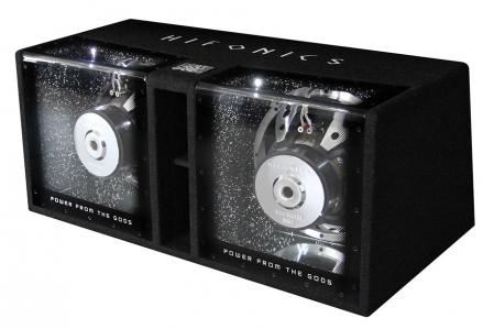 Baslåda 2x12" 1000 W RMS Dual 4 Ohm – HiFonics ZEUS Bandpass - Carlevel AB - Fordon och delar > Fordonstillbehör