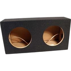 Baslåda tomlåda 2x10" – Sluten – 18 mm MDF – ca 52 liter - Carlevel - baslådor