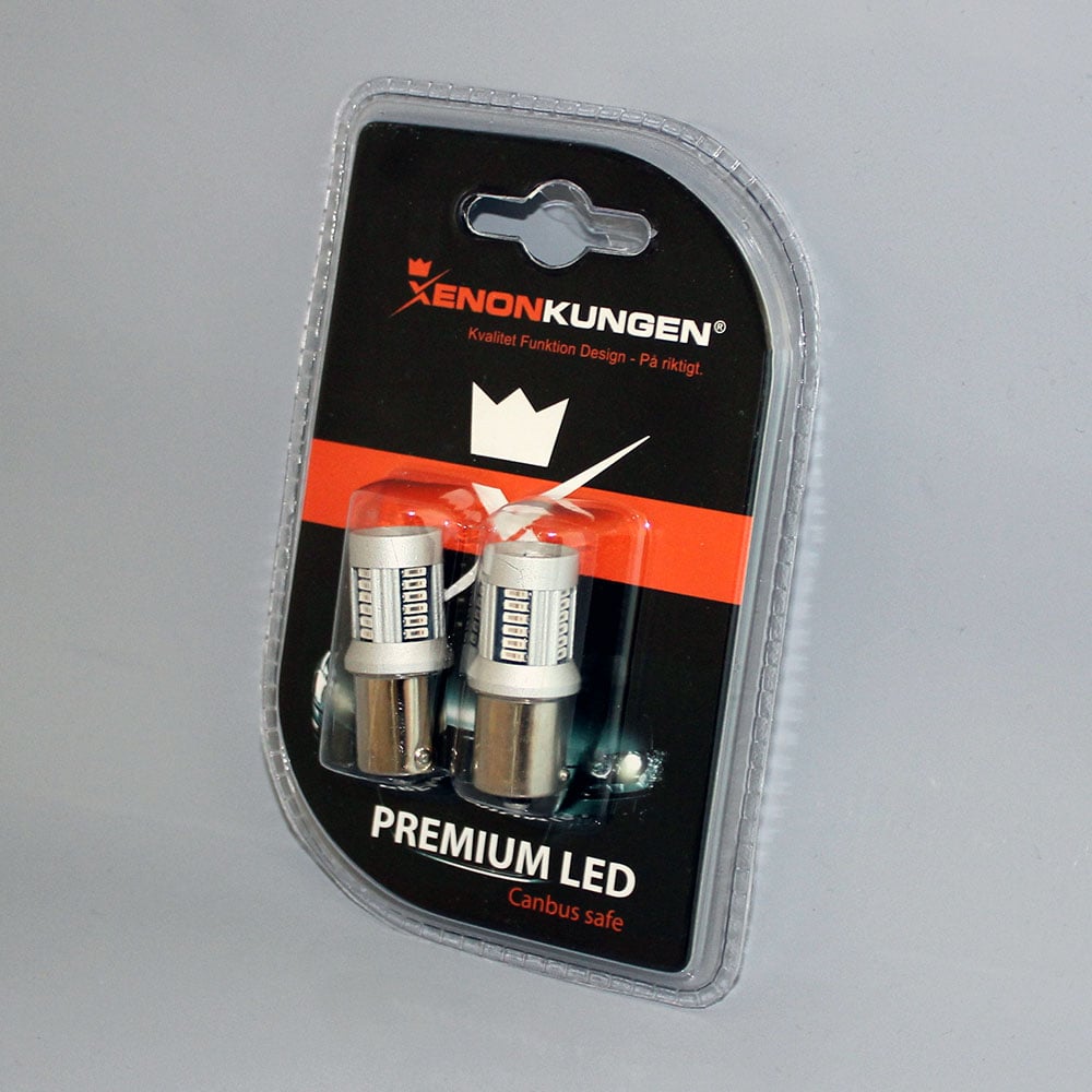 BAU15S – 7057 Led 30smd 12 – 24v Amber - Carlevel AB - Fordon och delar > Fordonsdelar > Belysning