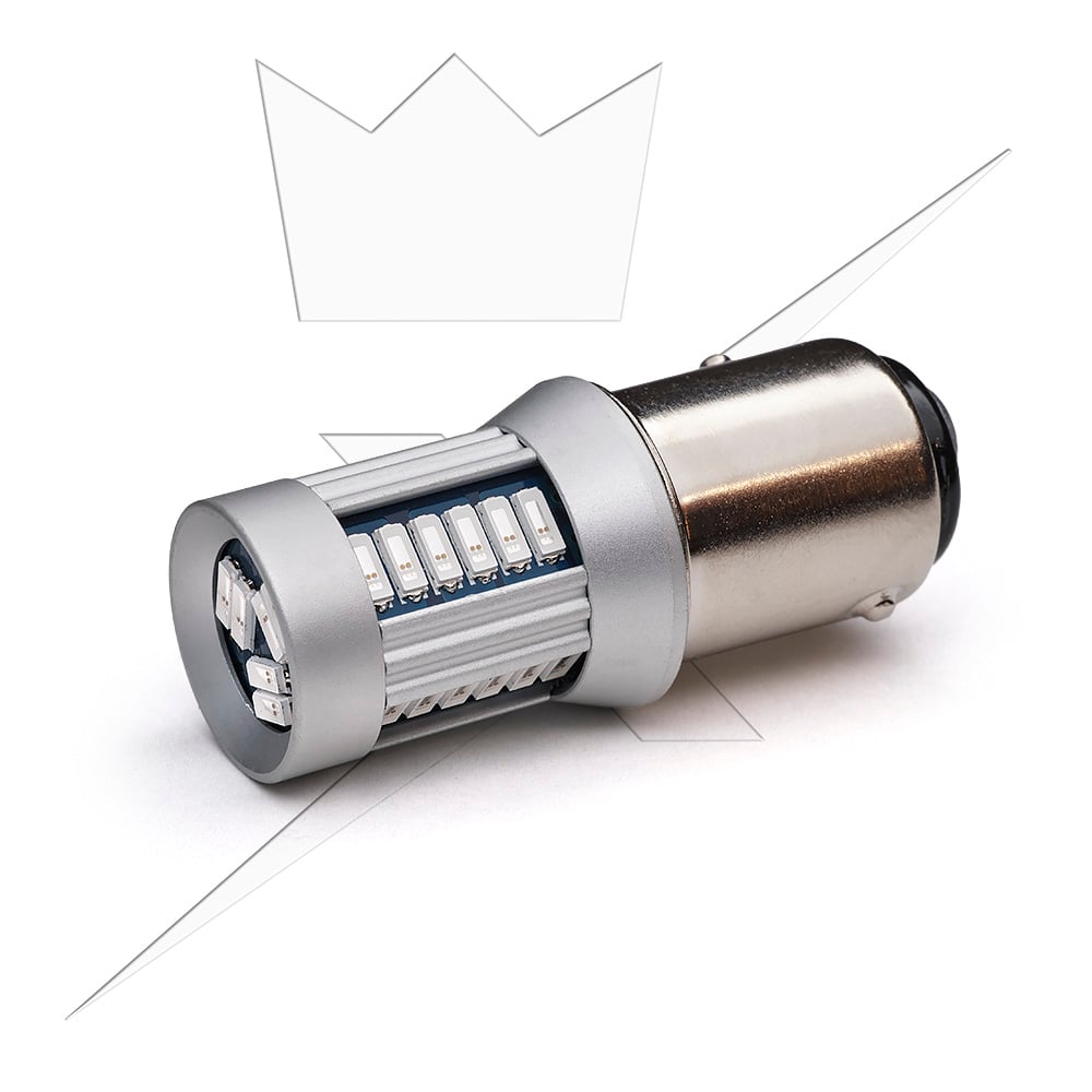 BAY15D – 1157 30SMD 12 – 24V Röd/Röd - Carlevel AB - Fordon och delar > Fordonstillbehör