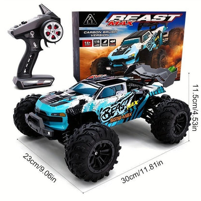 BEAST MAX RC Bil 70 km/h – 4WD Radiostyrd Terrängbil med Borstlos - Carlevel AB - Fordon och delar > Fordonstillbehör