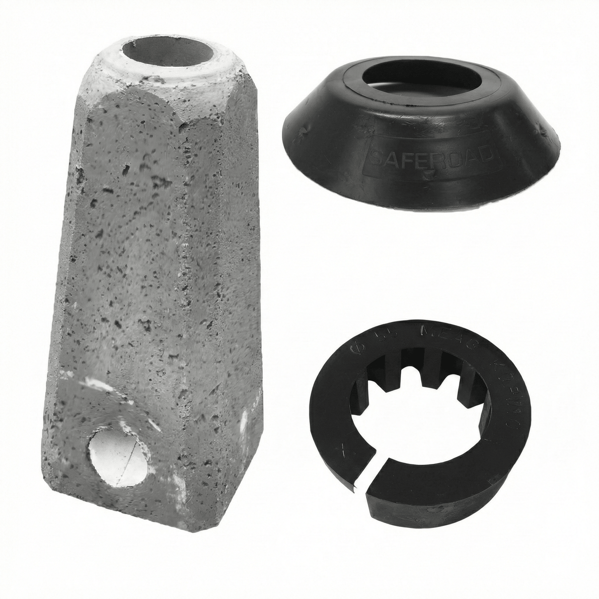 Betongfundament 60/500 mm för stolprör 60 mm - Carlevel - Laddstolpar till laddbox