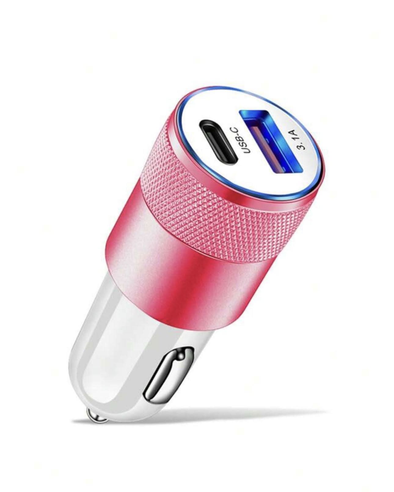 Billaddare USB 3.1A USB-C – Snabb Laddning för Mobil i Bilen - Carlevel AB - Fordon och delar > Fordonstillbehör