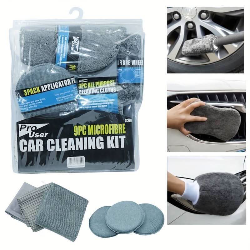 Bilrengöringsset microfiber – Professionell utrustning för bilvård - Carlevel AB - Fordon och delar > Fordonsunderhåll > Bilvård