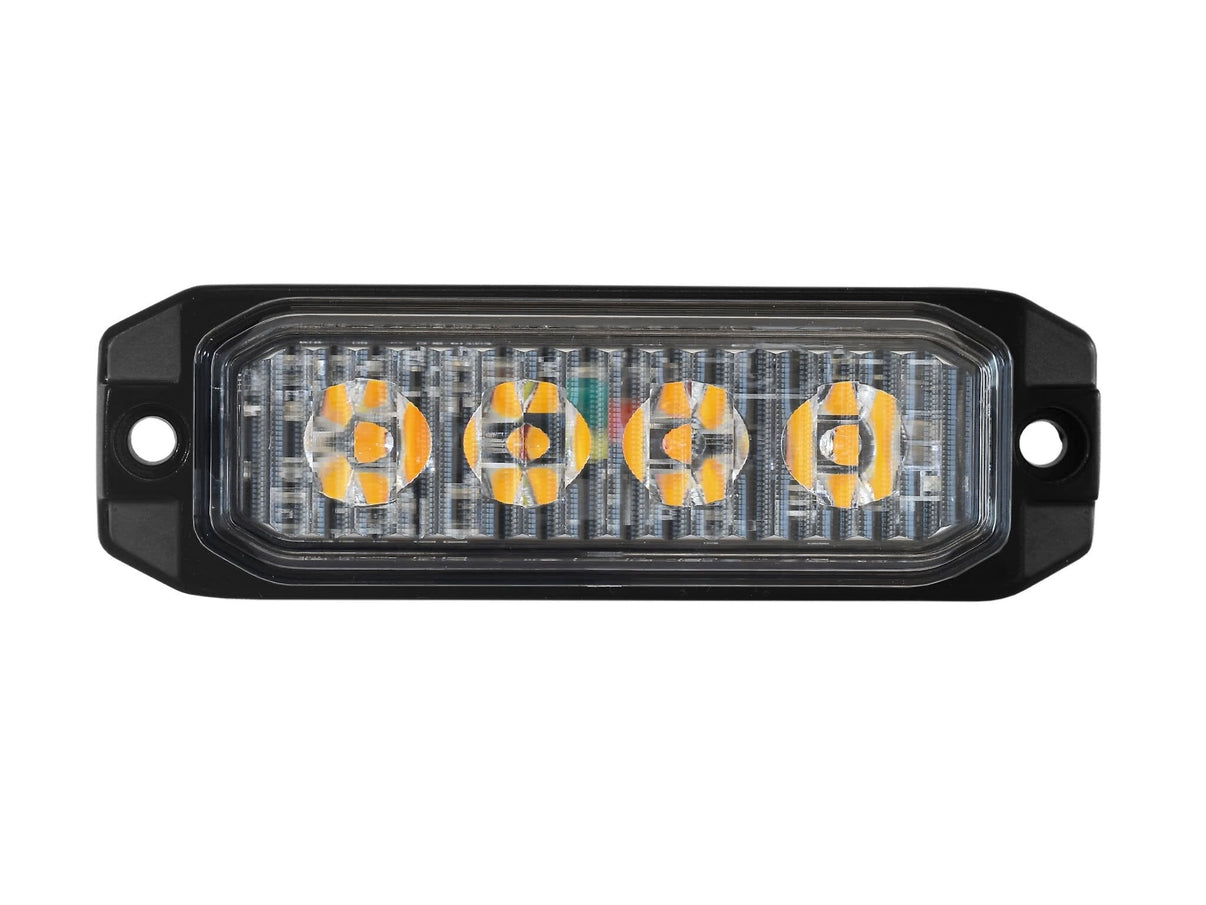 Blixtljus Dubbelblixt mini platt – 3,4 – 12-24 - Carlevel AB - Fordon och delar > Fordonsdelar > Belysning
