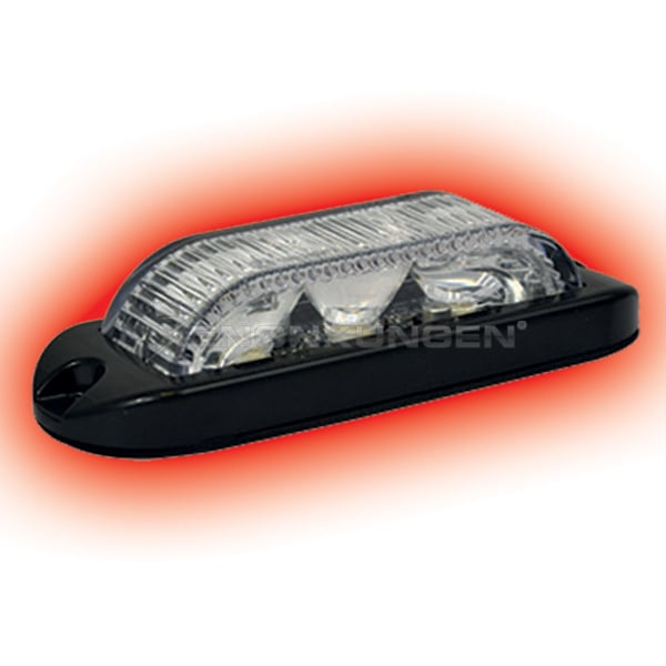 Blixtljus EQ 3LED 180 R10 Röd - Carlevel AB - Fordon och delar > Fordonsdelar > Belysning