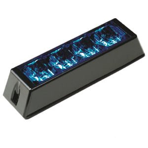 Blixtljus EQ 4LED R10 Blå - Carlevel AB - Fordon och delar > Fordonsdelar > Belysning