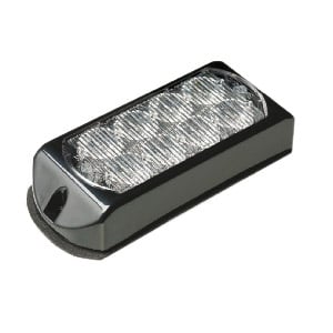 Blixtljus EQ 8LED R10 Vit – 12 - 24V (10 - 30VDC) – IP67 – LUXTAR - Carlevel - Belysning > Blixtljus och Blixtljusramper