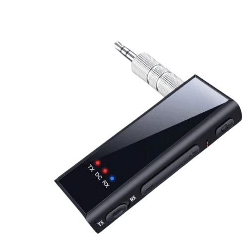 Bluetooth 5.4 Mottagare & Sändare – HiFi Stereo Trådlös Adapter för Bil, TV, PC med TF - kort & Musikspelare - Carlevel - 