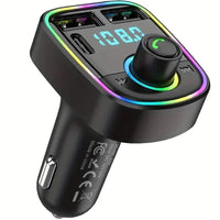 Bluetooth Adapter FM-Sändare – Trådlös Musikspelare USB TF för Bil - Carlevel AB - Fordon och delar > Fordonstillbehör