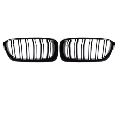 BMW 3 - serie F30/F35 Njurgaller 2012–2019 – Glanssvart Kolfibermönster - Carlevel - 