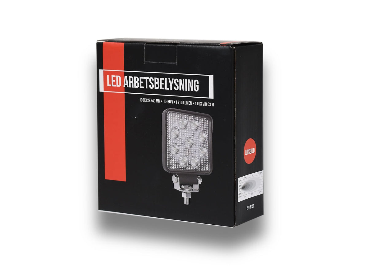 BriodLights Arbetslampa LED spot med DT 13,5 W - Carlevel AB - Fordon och delar > Fordonsdelar > Belysning
