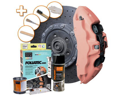 Bromsoksfärg komplett kit Juicy Peach – Foliatec - Carlevel AB - Fordon och delar > Fordonstillbehör