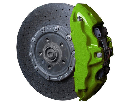 Bromsoksfärg komplett kit Performance Green Metallic – Foliatec - Carlevel AB - Fordon och delar > Fordonstillbehör