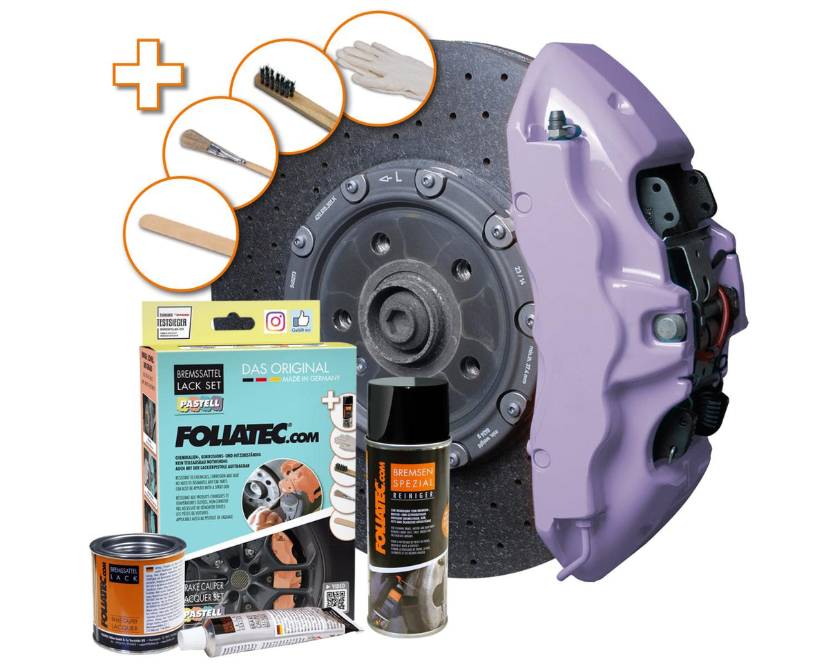 Bromsoksfärg komplett kit Soft Violet Pastell – Foliatec 2K - Carlevel AB - Fordon och delar > Fordonstillbehör