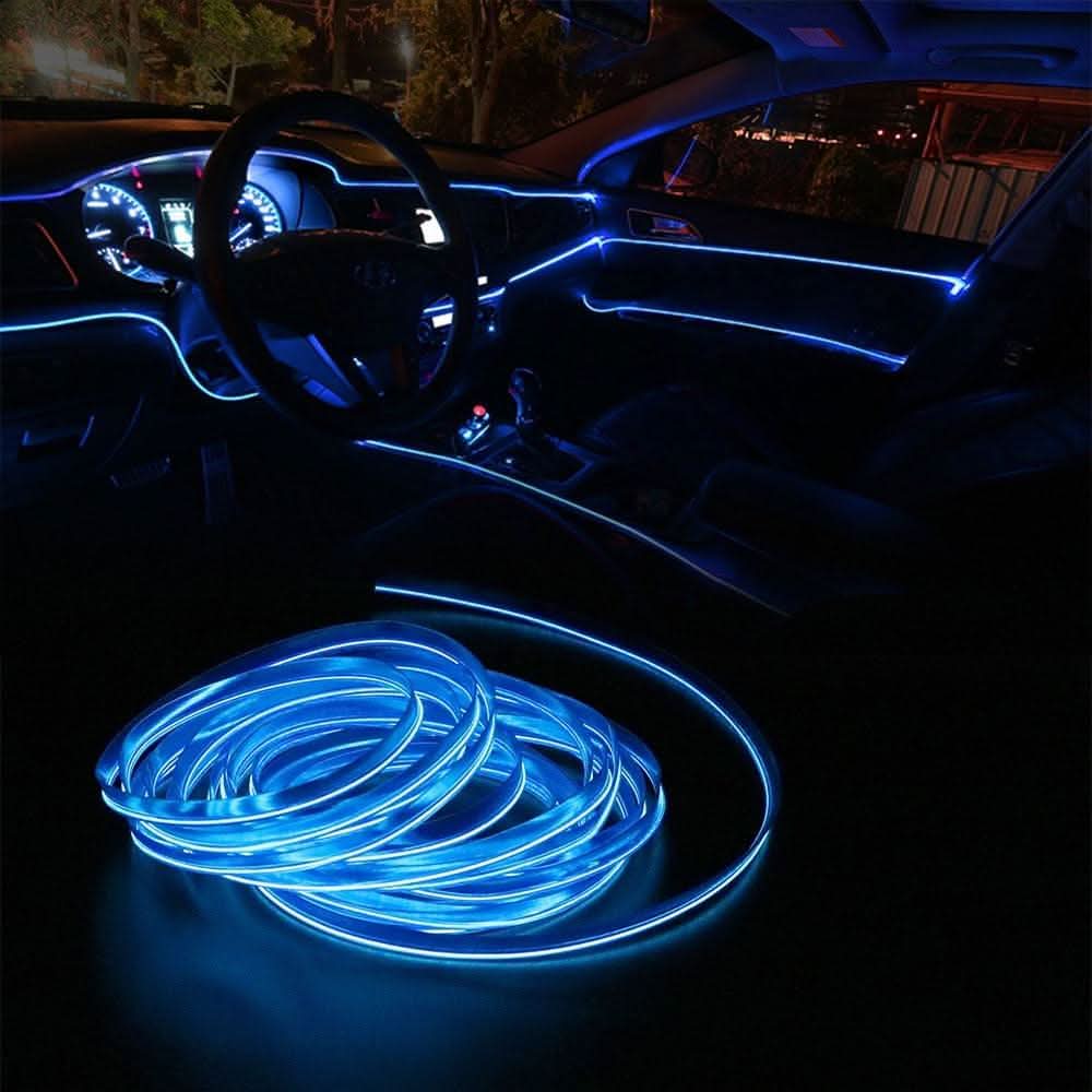 CarLevel GlowStrip - Flexibel RGB LED Dekorlist, Appstyrd Belysning för Bilinteriör - Carlevel - 