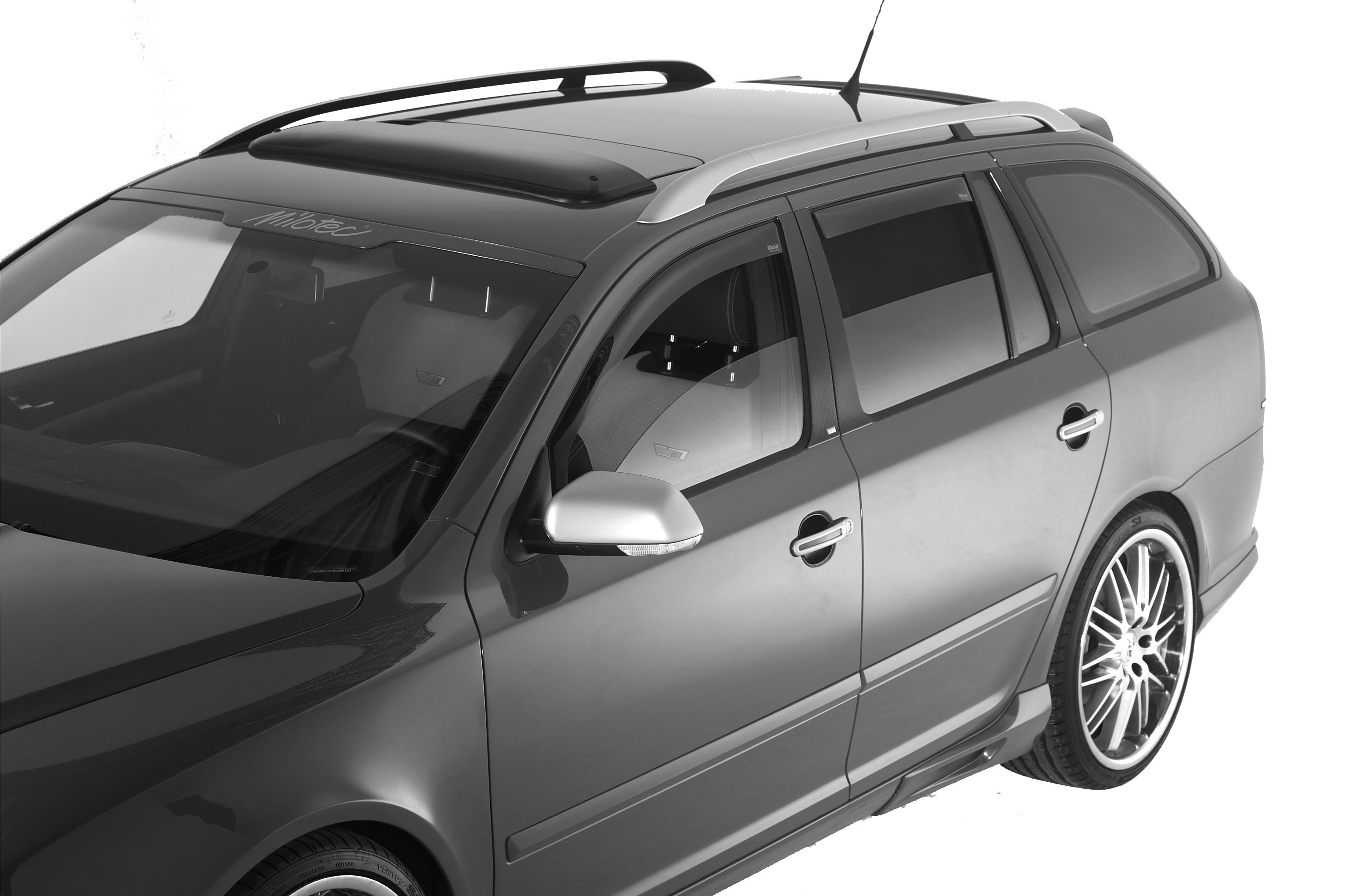 Takvindavvisare Fiat Punto 176 1993–1999 2-dörrars Halvkombi – ClimAir OpenAir – monterad exempelbild