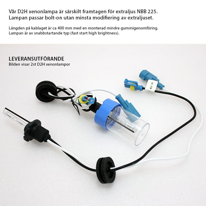 D2H Xenonlampa 50 – 70W Speedstart – Extraljus - Carlevel AB - Fordon och delar > Fordonsdelar > Belysning > Extraljus