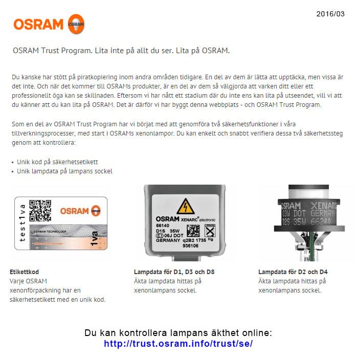 D2R Osram Cool Blue Intense (Next Gen) - Carlevel AB - Fordon och delar > Fordonsdelar > Belysning > Halvljus