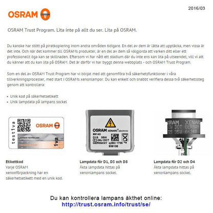D2R Osram Cool Blue Intense (Next Gen) - Carlevel AB - Fordon och delar > Fordonsdelar > Belysning > Halvljus