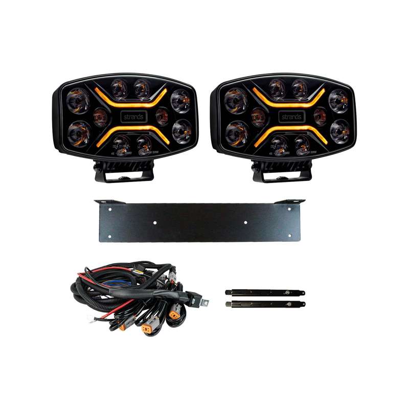 Dark Knight Insane LED Extraljuskit 2 - pack – Strands Lighting - Carlevel - 